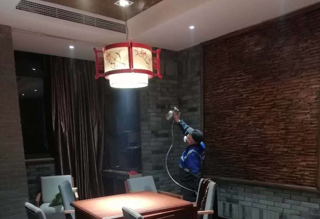 盐亭县河畔春天酒店茶楼甲醛治理案例